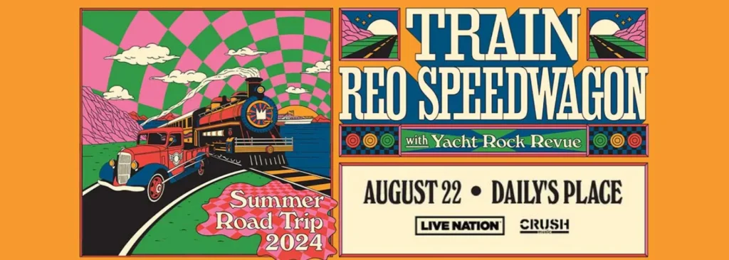Train & Yacht Rock Revue at Daily's Place Amphitheater