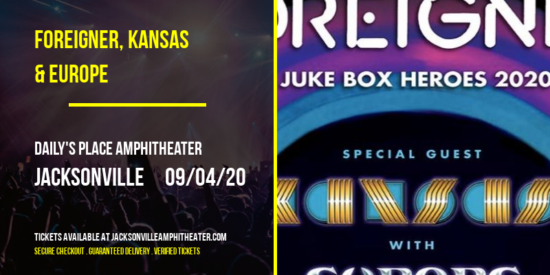 Foreigner, Kansas & Europe at Daily's Place Amphitheater tickets Foreigner, Kansas & Europe at Daily's Place Amphitheater