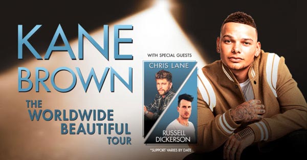Kane Brown, Chris Lane & Russell Dickerson at Daily's Place Amphitheater