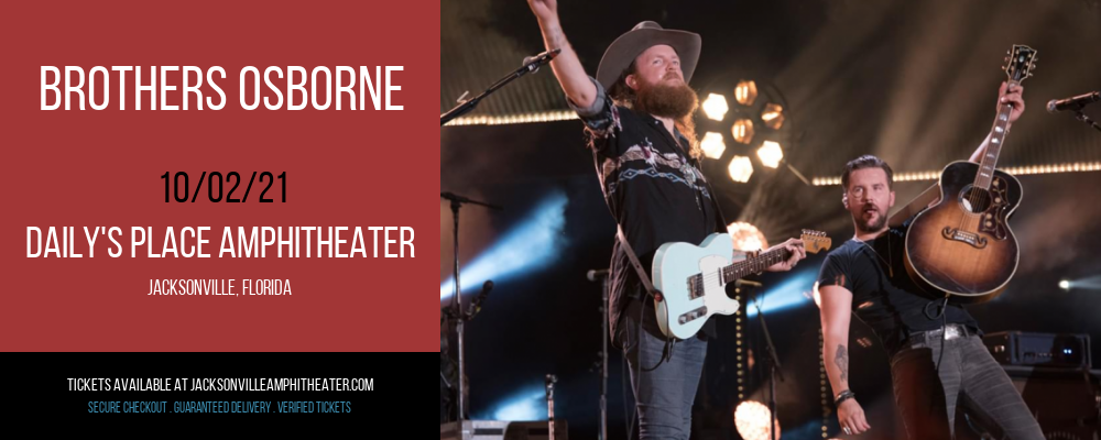 Brothers Osborne at Daily's Place Amphitheater tickets Brothers Osborne at Daily's Place Amphitheater