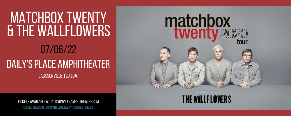 Matchbox Twenty & The Wallflowers at Daily's Place Amphitheater tickets Matchbox Twenty & The Wallflowers at Daily's Place Amphitheater