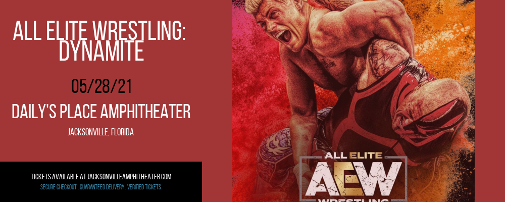 All Elite Wrestling: Dynamite at Daily's Place Amphitheater tickets All Elite Wrestling: Dynamite at Daily's Place Amphitheater