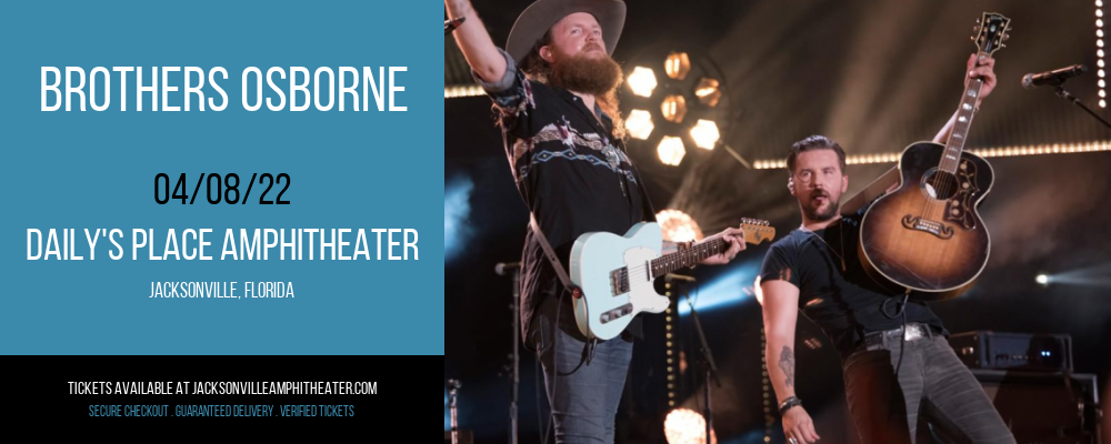 Brothers Osborne at Daily's Place Amphitheater tickets Brothers Osborne at Daily's Place Amphitheater