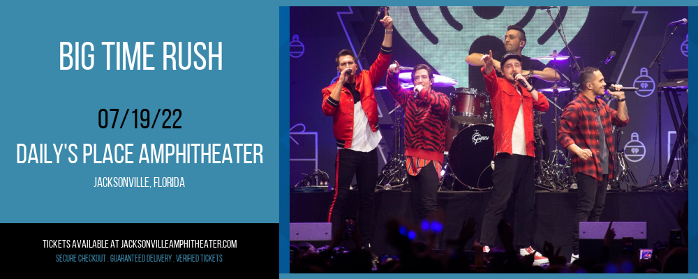 Big Time Rush at Daily's Place Amphitheater tickets Big Time Rush at Daily's Place Amphitheater