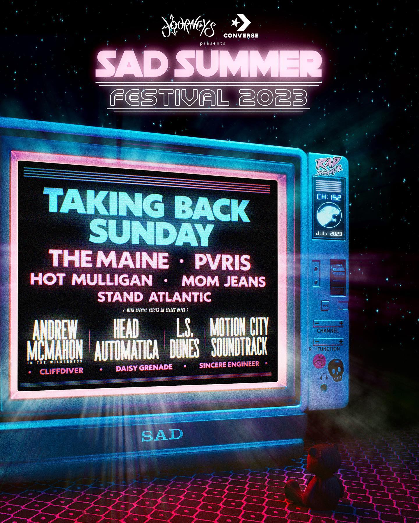 Sad Summer Festival: Taking Back Sunday, The Maine, Pvris, Hot Mulligan & Mom Jeans at Daily's Place Amphitheater