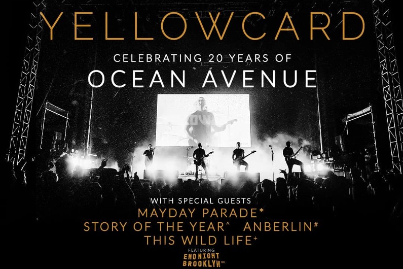 Yellowcard, Mayday Parade, Story of the Year, This Wild Life & Emo Night Brooklyn at Daily's Place Amphitheater